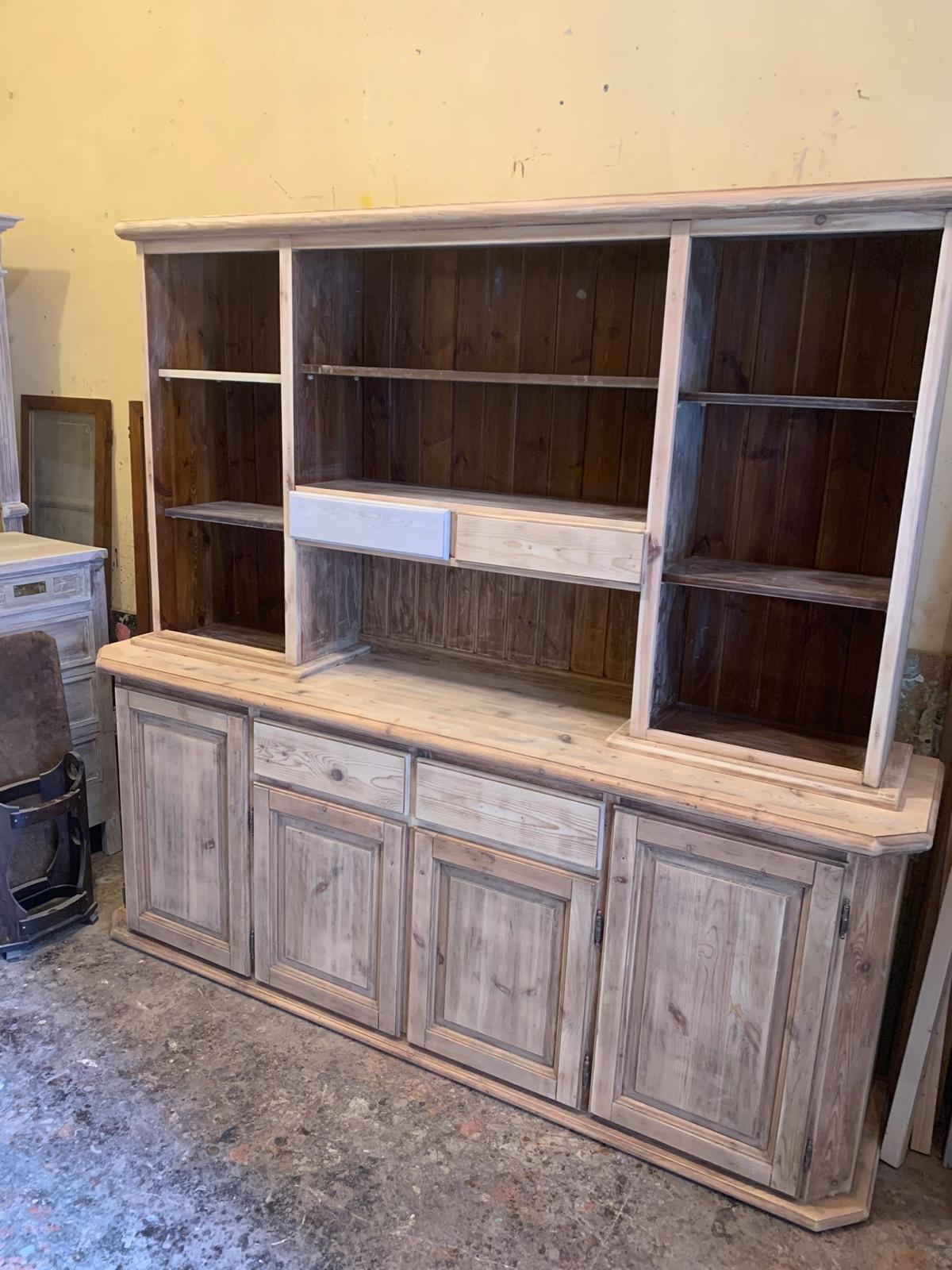 Credenza anni 80 dipinta con la tecnica della velatura