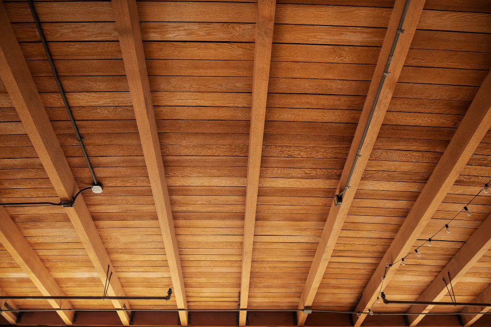 tetto in legno lamellare