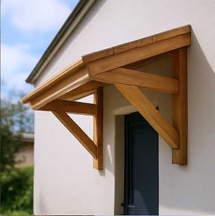 Pensiline in legno autoportanti